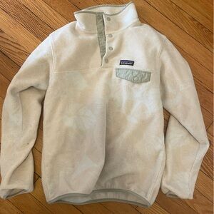 Women's Lightweight Synchilla® Snap-T® Fleece Pullover Green Cream Palm